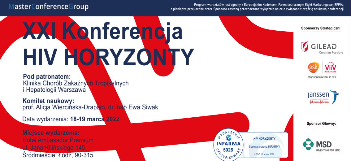 XXI Konferencja HIV HORYZONTY 2022
