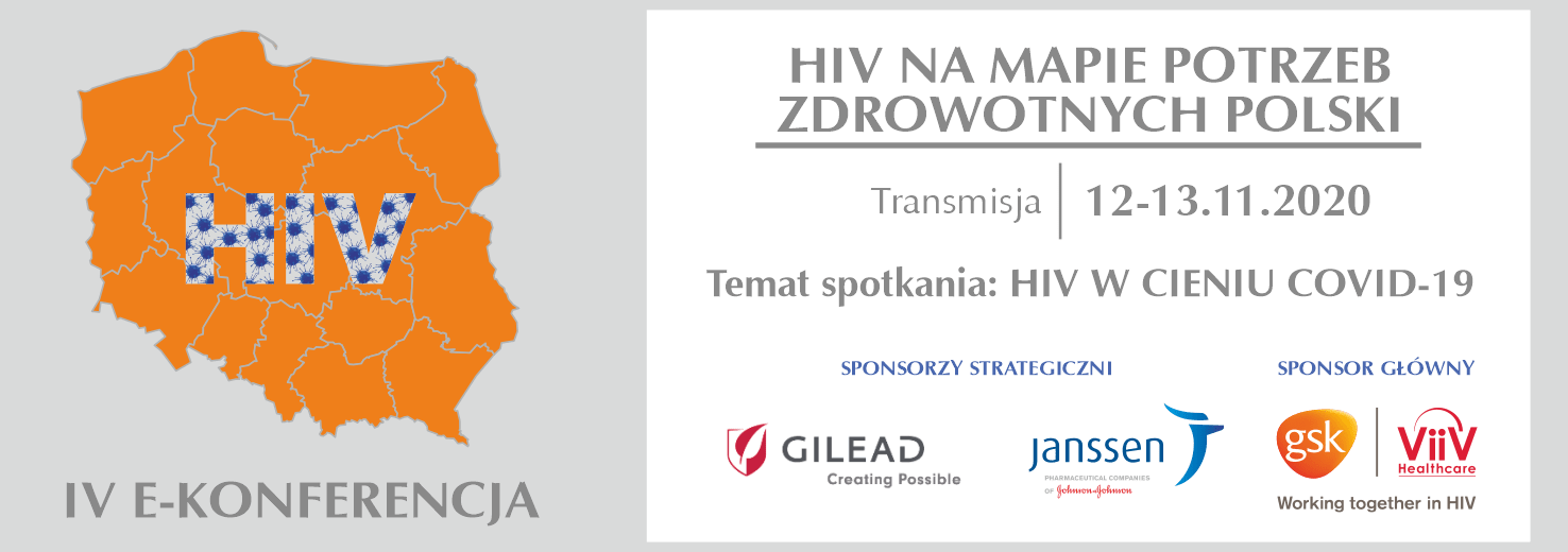 IV E-Konferencja HIV na mapie potrzeb zdrowotnych Polski – Sponsorzy